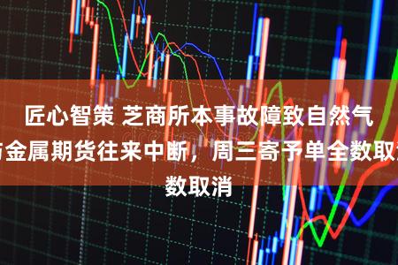 匠心智策 芝商所本事故障致自然气与金属期货往来中断，周三寄予单全数取消