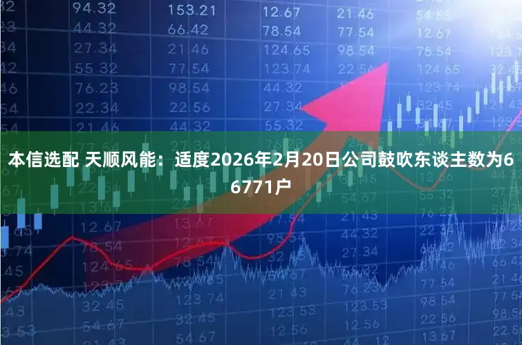 本信选配 天顺风能：适度2026年2月20日公司鼓吹东谈主数为66771户