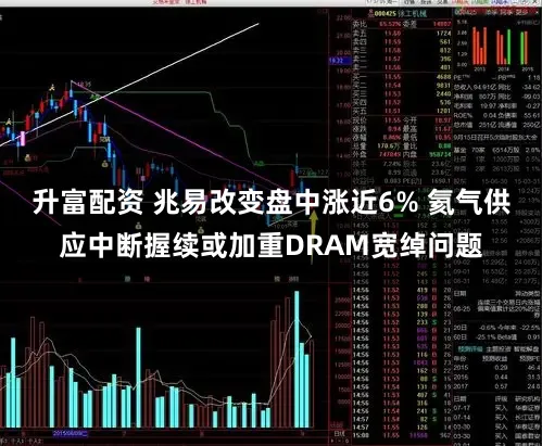 升富配资 兆易改变盘中涨近6% 氦气供应中断握续或加重DRAM宽绰问题