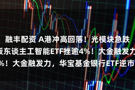 融丰配资 A港冲高回落！光模块急跌，高“光”创业板东谈主工智能ETF挫逾4%！大金融发力，华宝基金银行ETF逆市六连升
