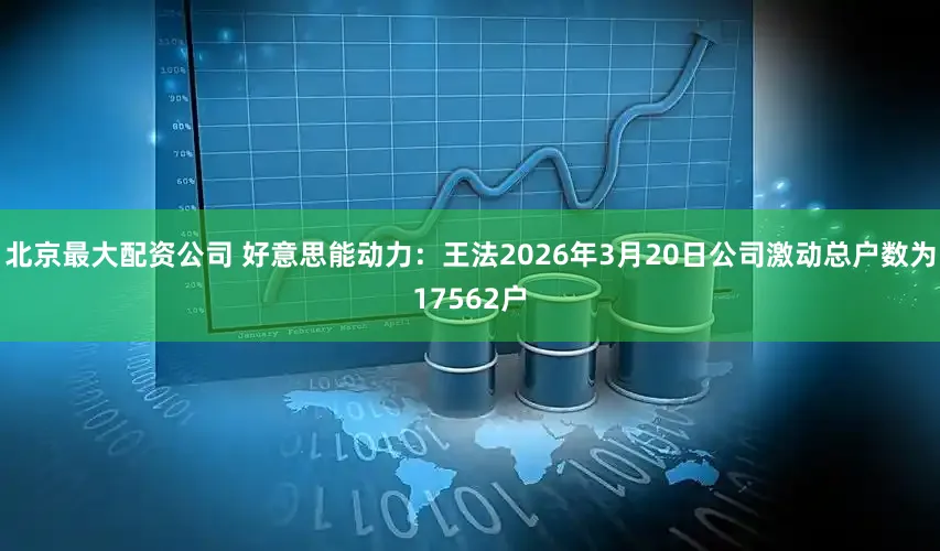 北京最大配资公司 好意思能动力:王法2026年3月20日公司激动总户数为17562户