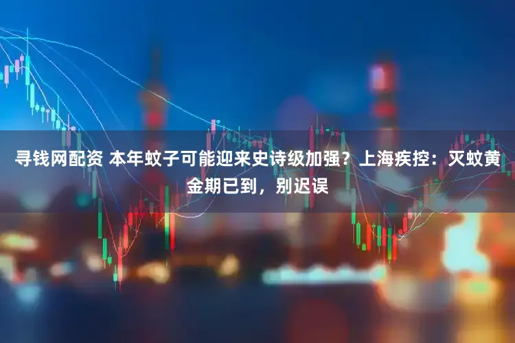 寻钱网配资 本年蚊子可能迎来史诗级加强？上海疾控：灭蚊黄金期已到，别迟误