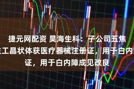捷元网配资 昊海生科：子公司五焦点东说念主工晶状体获医疗器械注册证，用于白内障成见改良